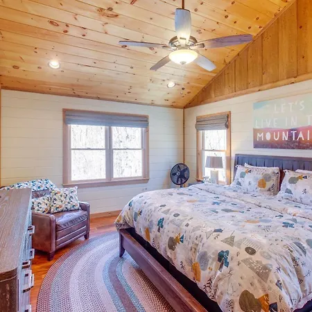 Luxury Mineral Bluff Cabin With Deck And Hot Tub!